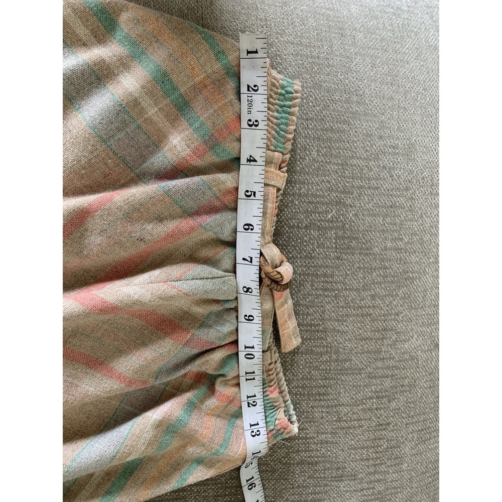 VTG Summit Plaid Skirt A-Line Midi Light Academia Prep Heritage Wool Pastel - Picture 8 of 9